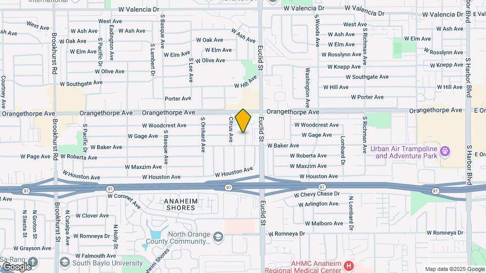 1401 S Orange Ave Map and Location Details