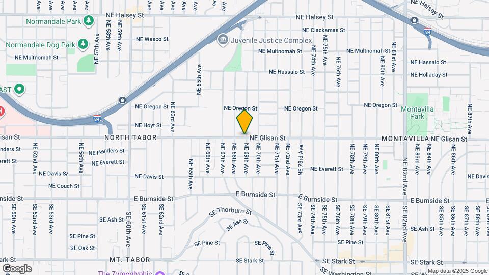 6835 NE Glisan St Map and Location Details