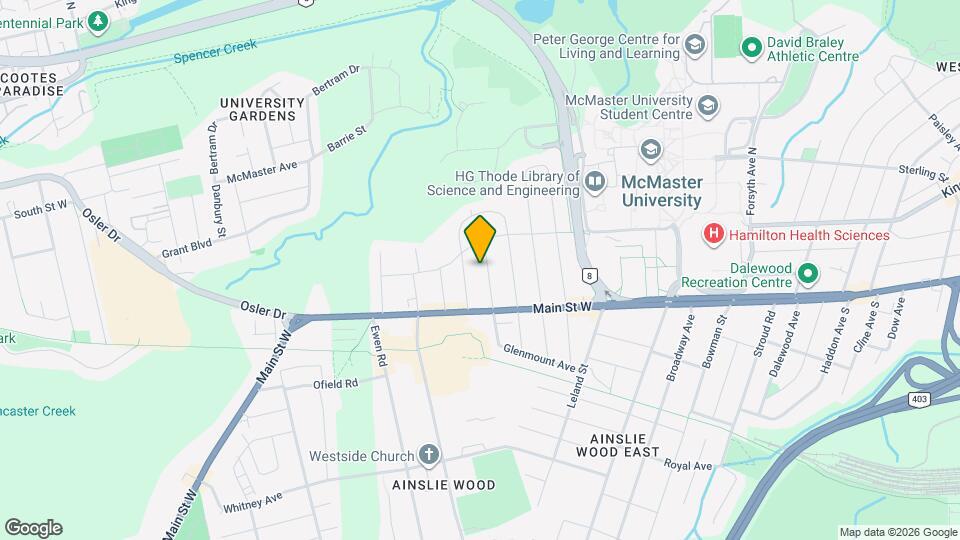 43 Kingsmount St N Map and Location Details