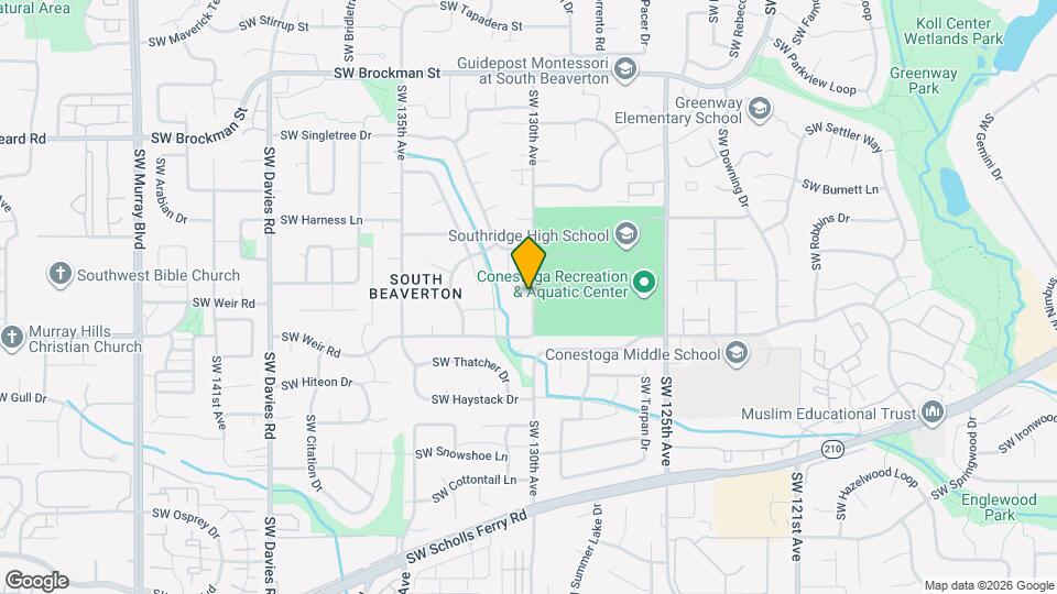 9805 SW 130th Ave Map and Location Details