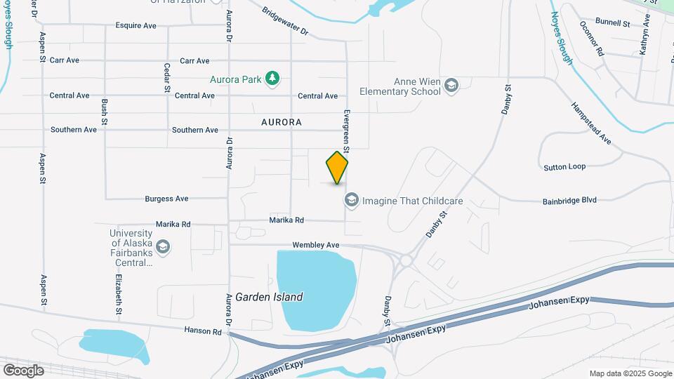 1032 Evergreen St Mapa y Detalles de la Ubicación
