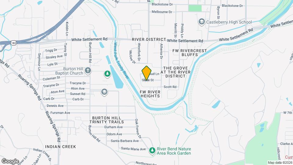 5301 Slate St Map and Location Details