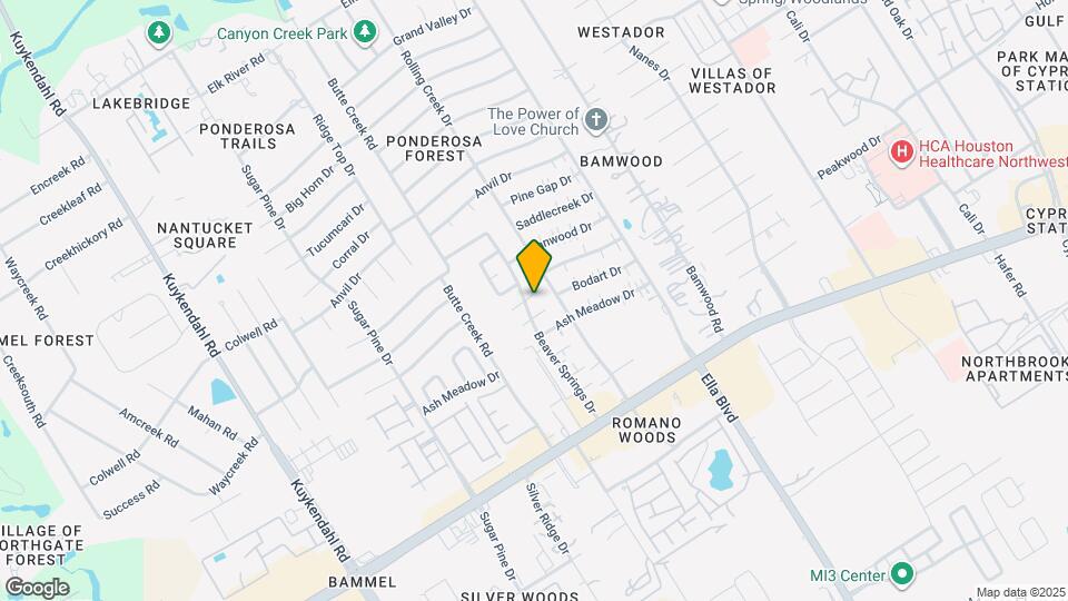 1611 Bodart Cir Mapa y Detalles de la Ubicación