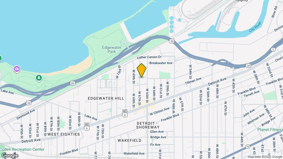 1285 W 67th St, Unit 1 Map and Location Details