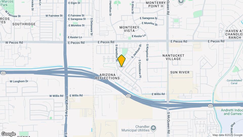 681 E Woodsman Pl Map and Location Details