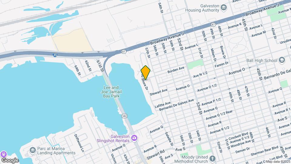 1502 Bayou Shore Dr Map and Location Details