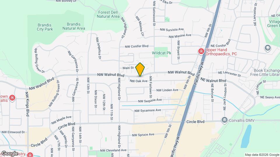 875 NW Oak Ave Mapa y Detalles de la Ubicación