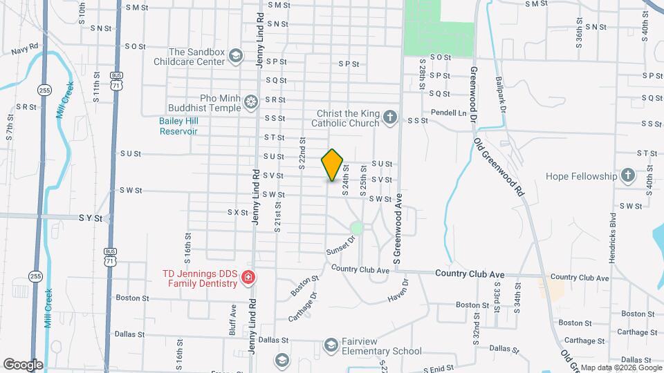 2307 S 23rd St Map and Location Details