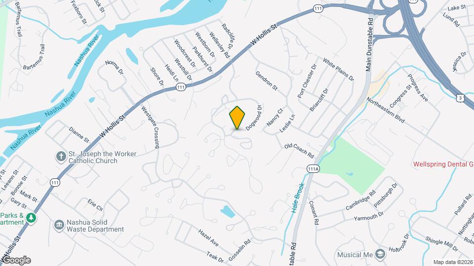 45 Dogwood Dr Map and Location Details