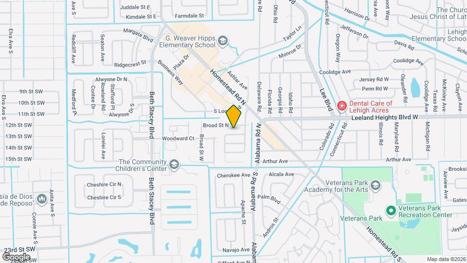 1113 Vineyard St Map and Location Details