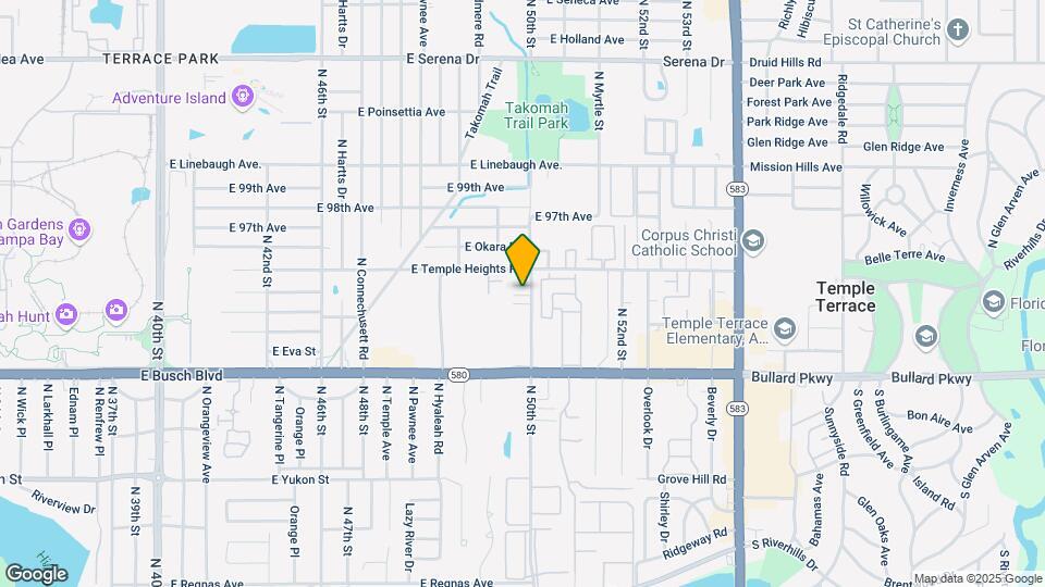 9418 N 50th St Map and Location Details