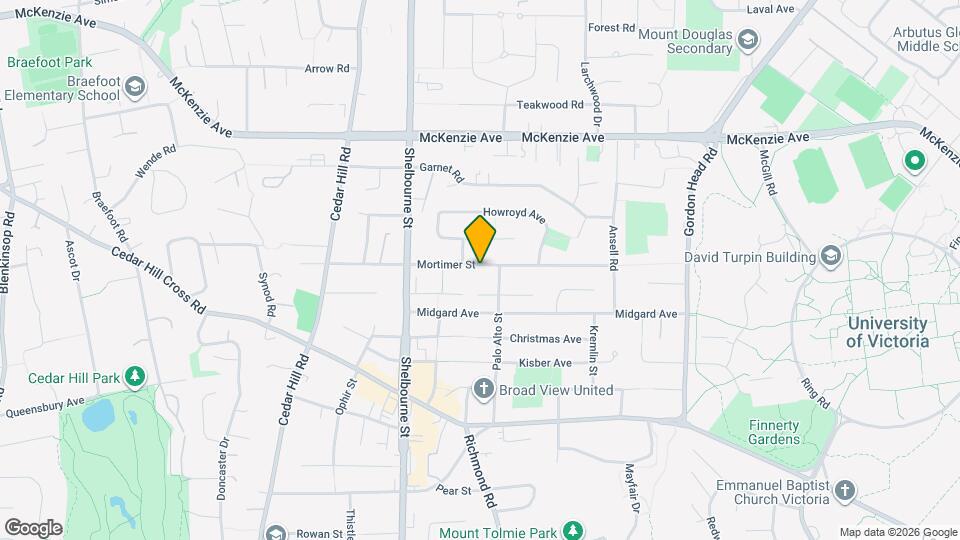 1661 Mortimer St Map and Location Details