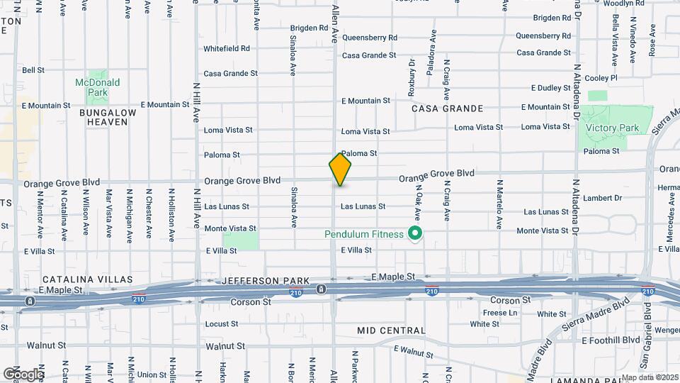 648 N Allen Ave Map and Location Details