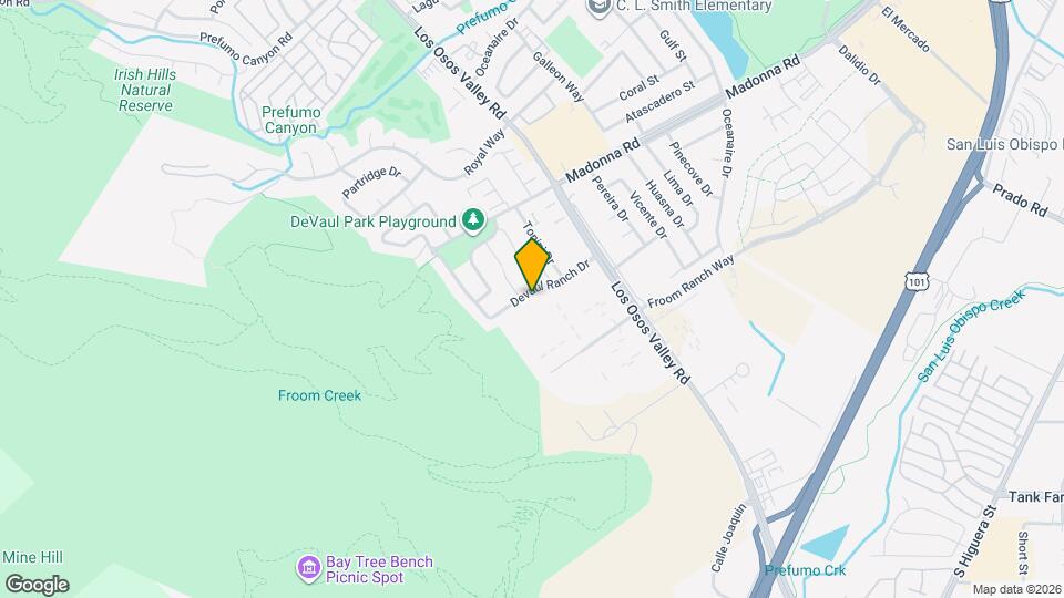 1953 Devaul Ranch Dr Map and Location Details