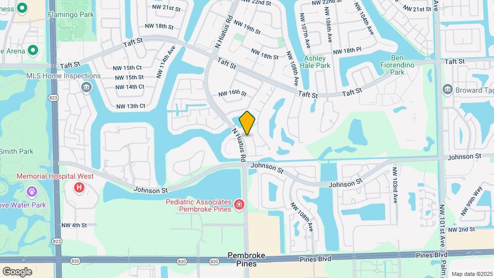1151 N Hiatus Rd Map and Location Details
