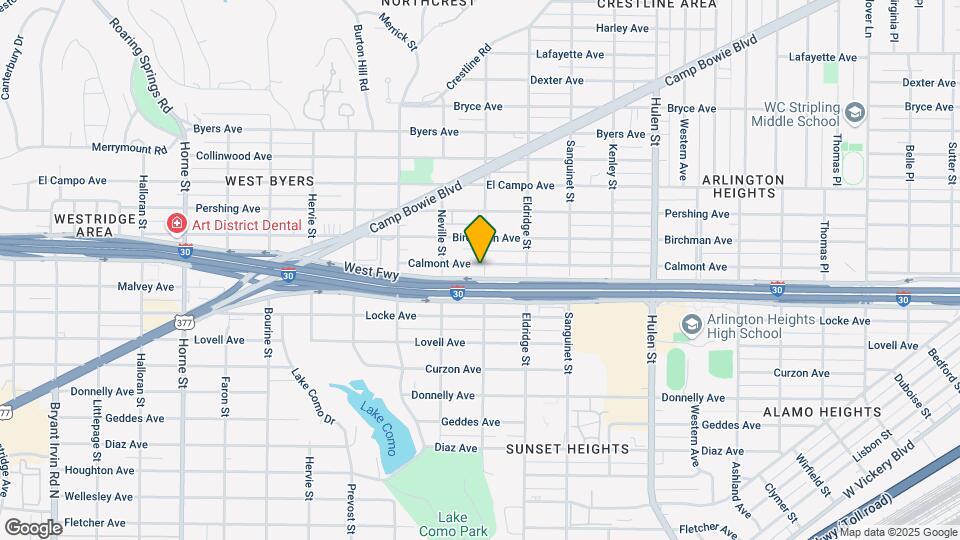 5001 Calmont Ave Map and Location Details