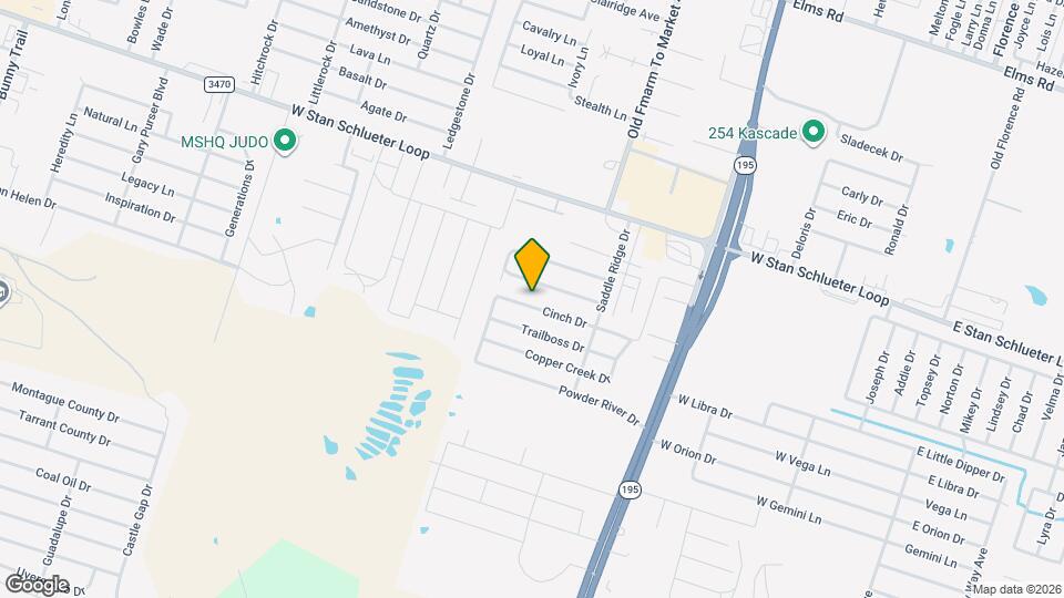 1405 Cinch Dr Map and Location Details