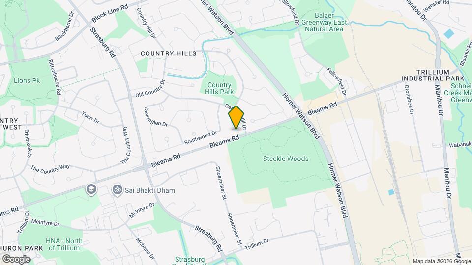 190 Century Hill Dr Map and Location Details