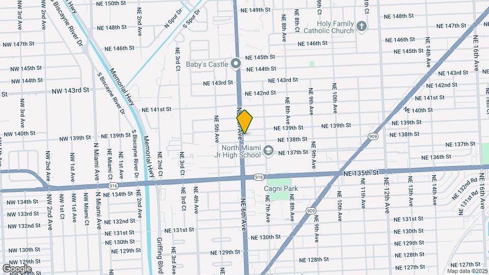 601 Ne 138th St Map and Location Details
