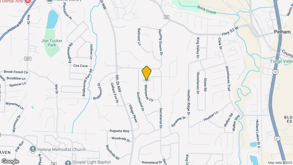 1312 Whirlaway Cir Map and Location Details