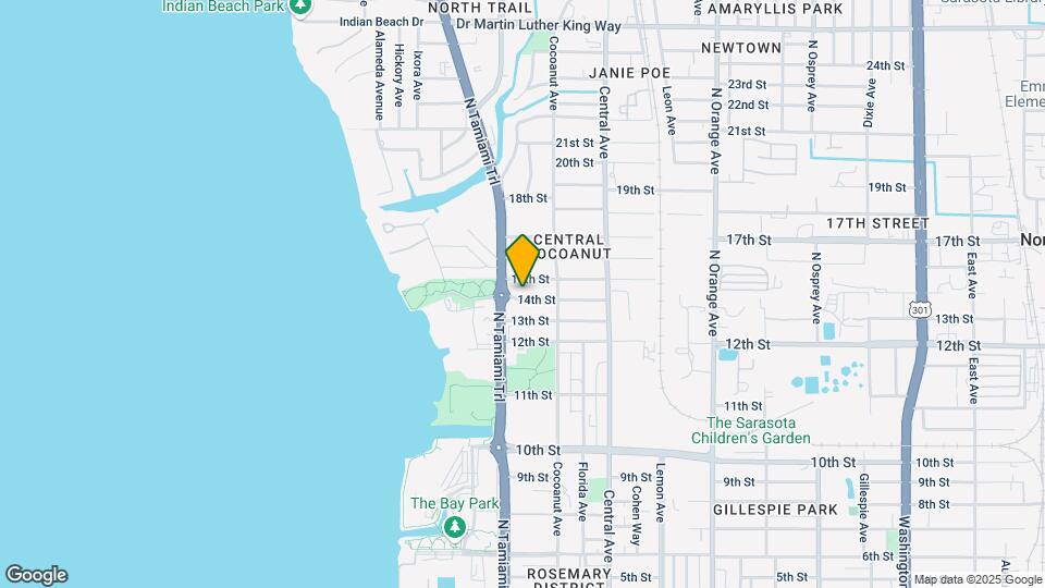 1233 14th St Map and Location Details