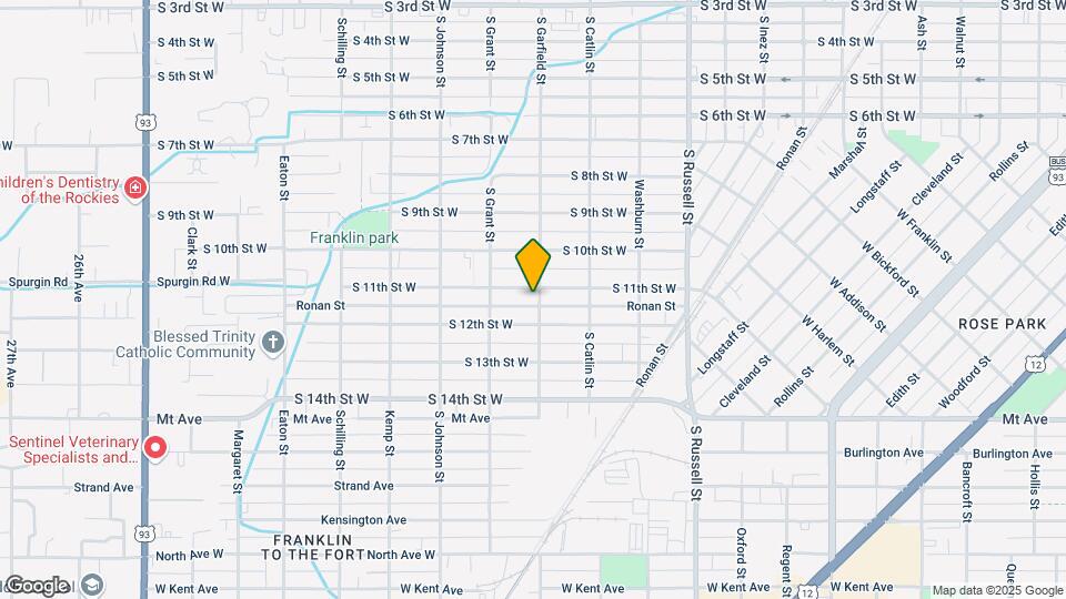 1801 S 11th St W Map and Location Details