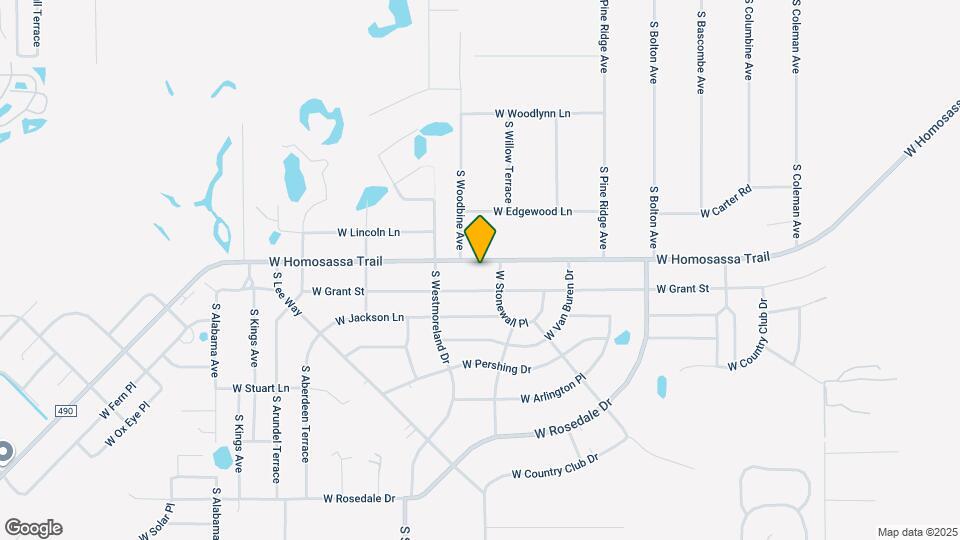 6890 W Homosassa Trail Map and Location Details