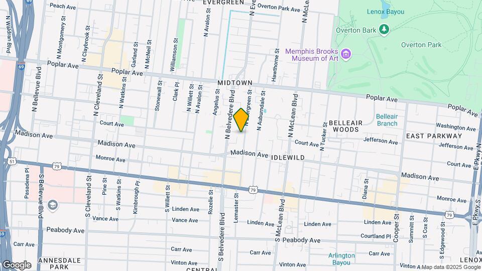 55 Evergreen St Mapa y Detalles de la Ubicación