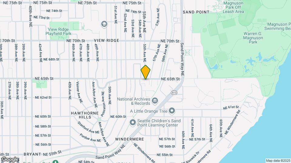 5501 NE 65th St Map and Location Details