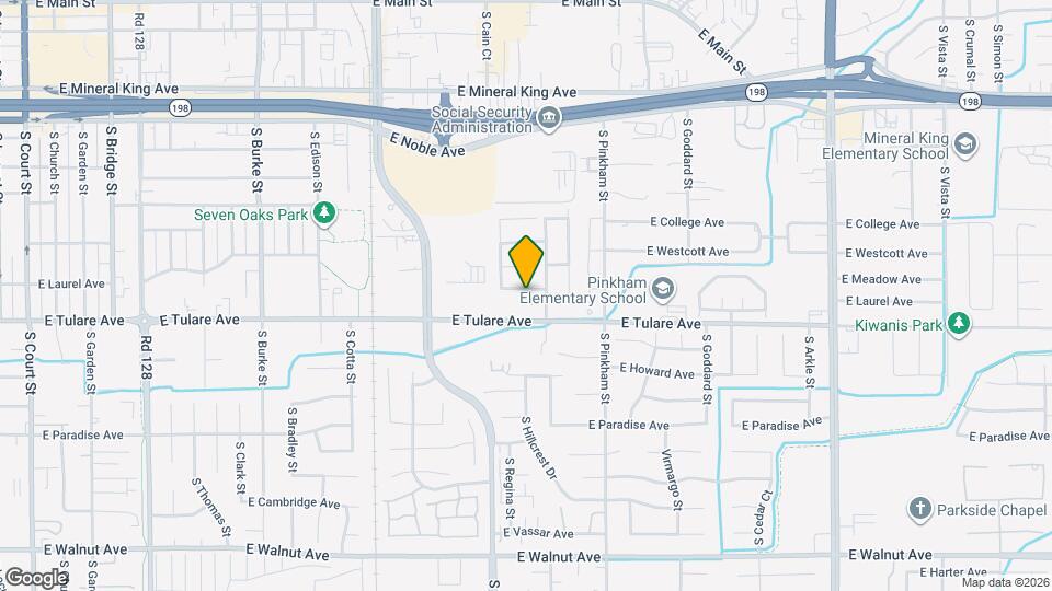 1105 S Jeffrey Ct Map and Location Details