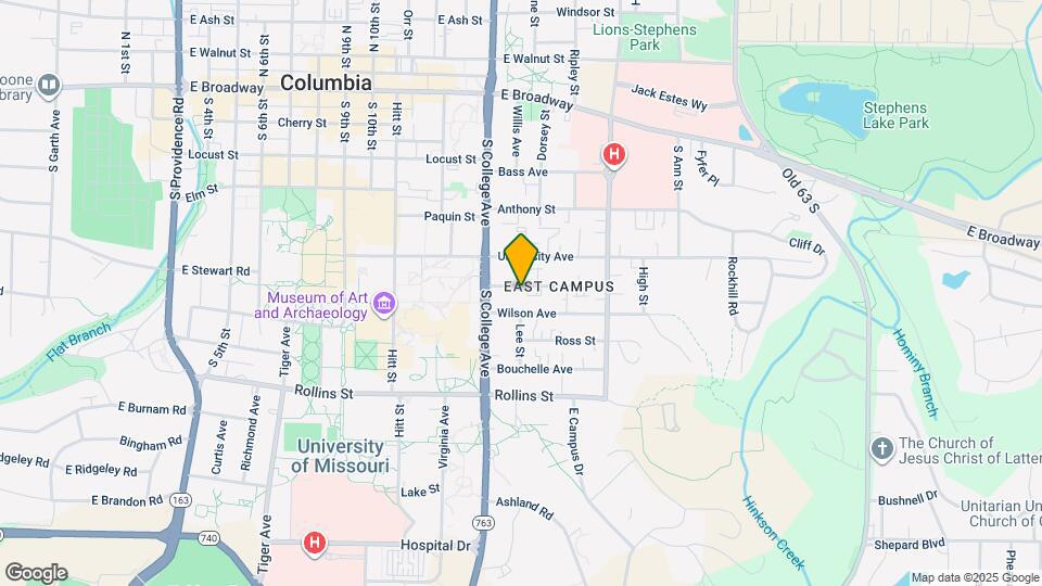 1314 Rosemary Ln Map and Location Details