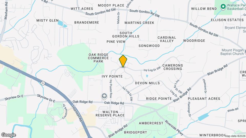 6698 Ivy Log Dr SW Mapa y Detalles de la Ubicación