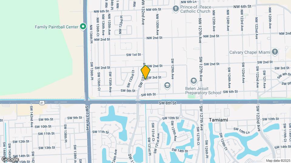 13139 SW 4th St Map and Location Details