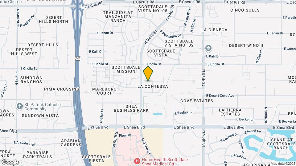11011 North 92nd Street, Unit 1124 Map and Location Details
