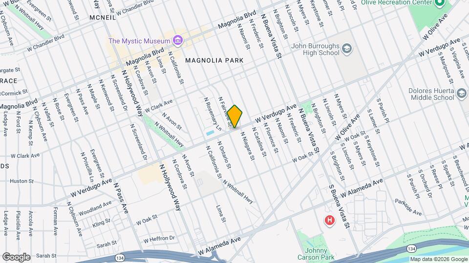 3022 3/4-3024 Verdugo Rd Map and Location Details