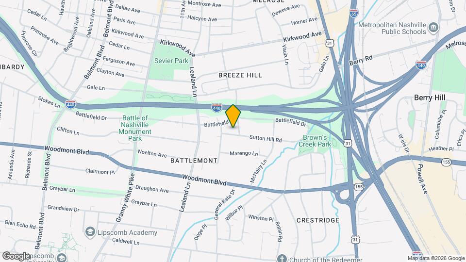 1002 Sutton Hill Rd Map and Location Details