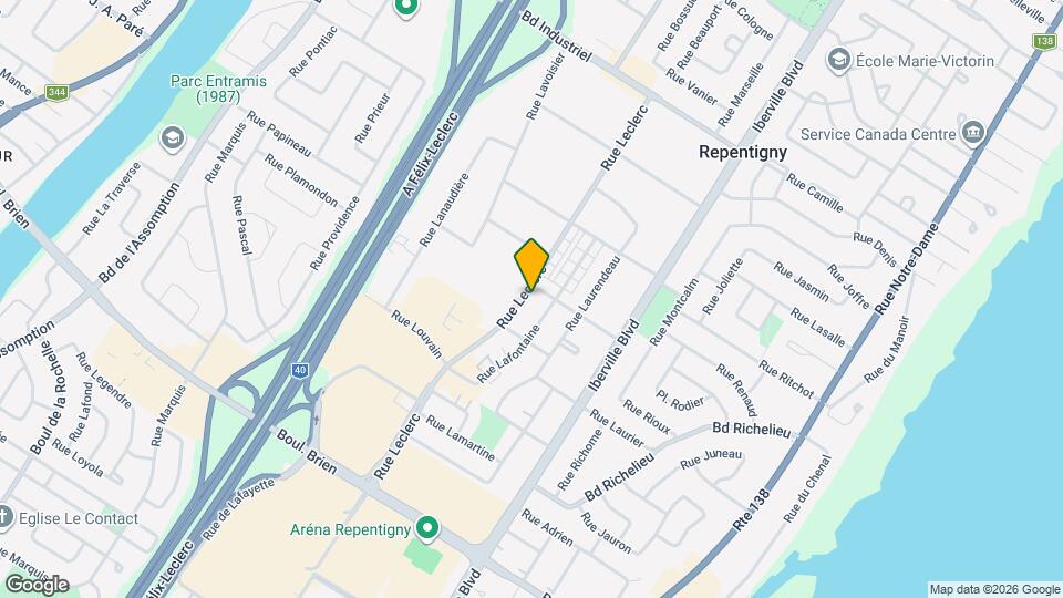 554 Leclerc Rue Map and Location Details