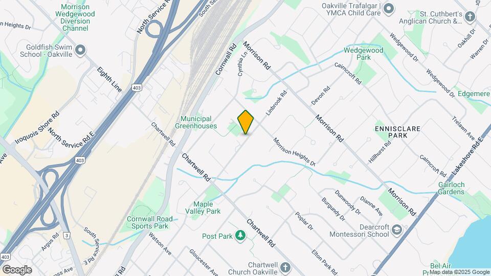 1095 Linbrook Rd Map and Location Details