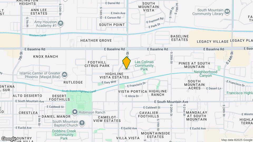 1618 E Harwell Rd Map and Location Details