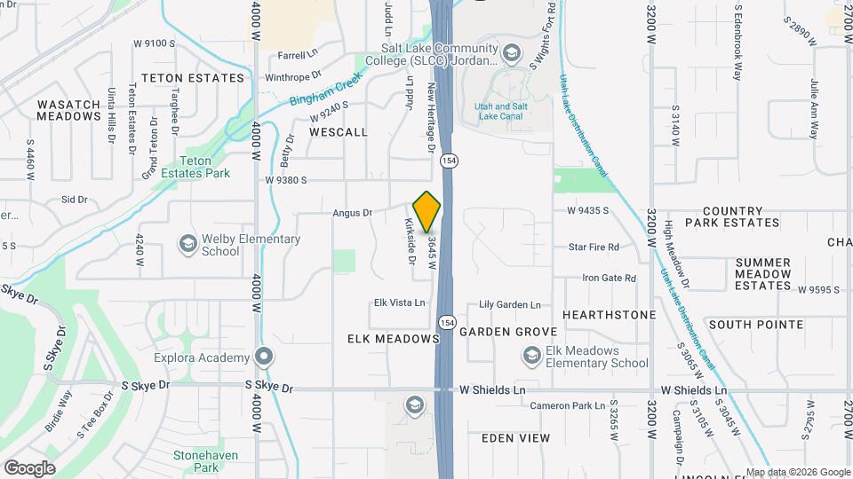 9502 S Newkirk St Map and Location Details
