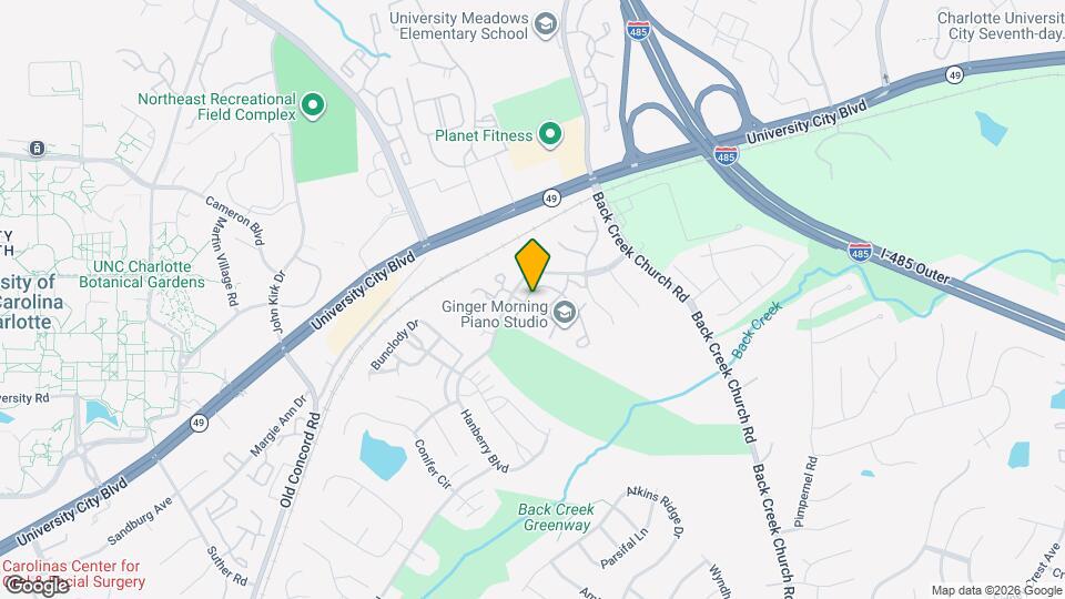 1957 University Heights Ln Map and Location Details