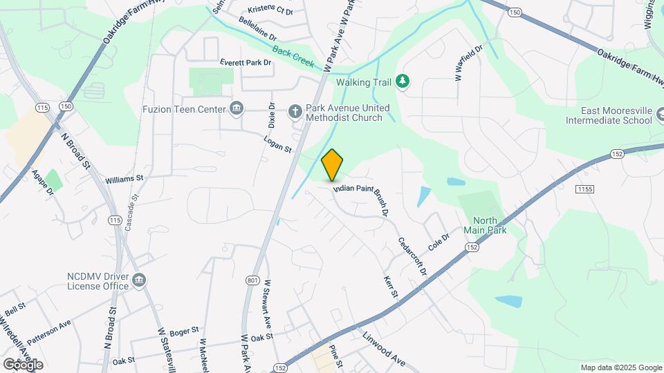 401 Cedarcroft Dr Map and Location Details