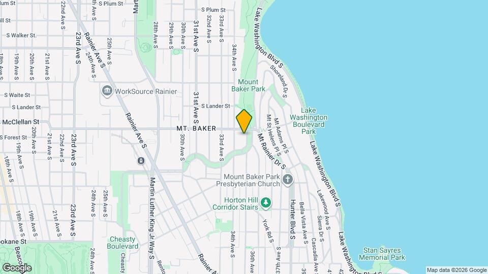 3440 S Mt Baker Blvd Map and Location Details