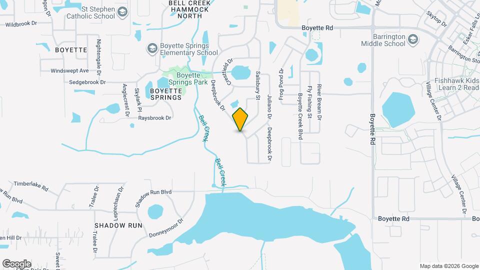 10603 Deepbrook Dr Map and Location Details