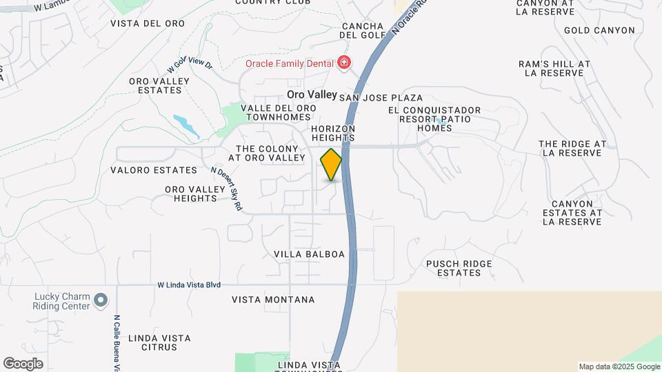 Pusch Ridge Apartment Homes Map and Location Details