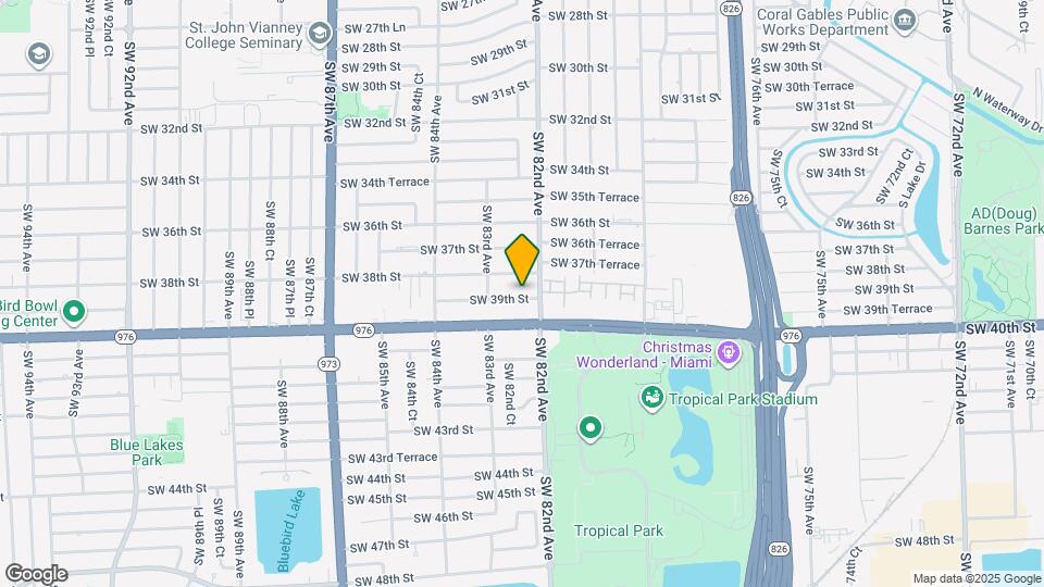 8225 SW 39th St Map and Location Details