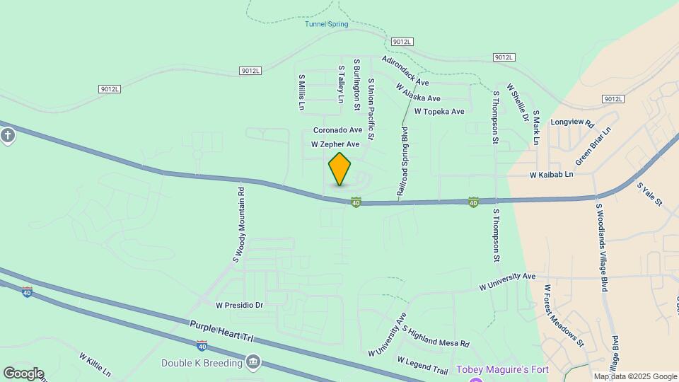 2546 W Cripple Creek Dr Map and Location Details