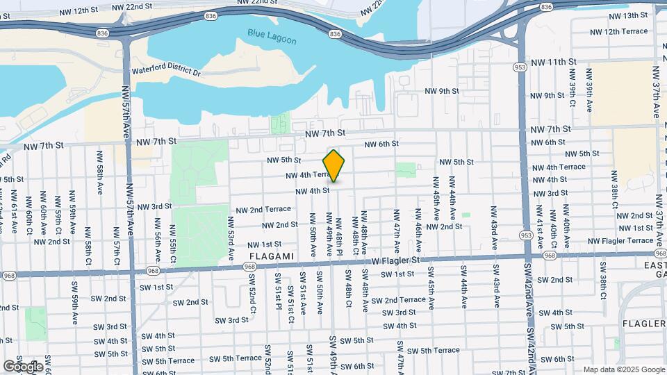 4887 NW 4th St Map and Location Details