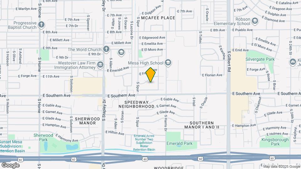 1120 S Lilac Cir Map and Location Details