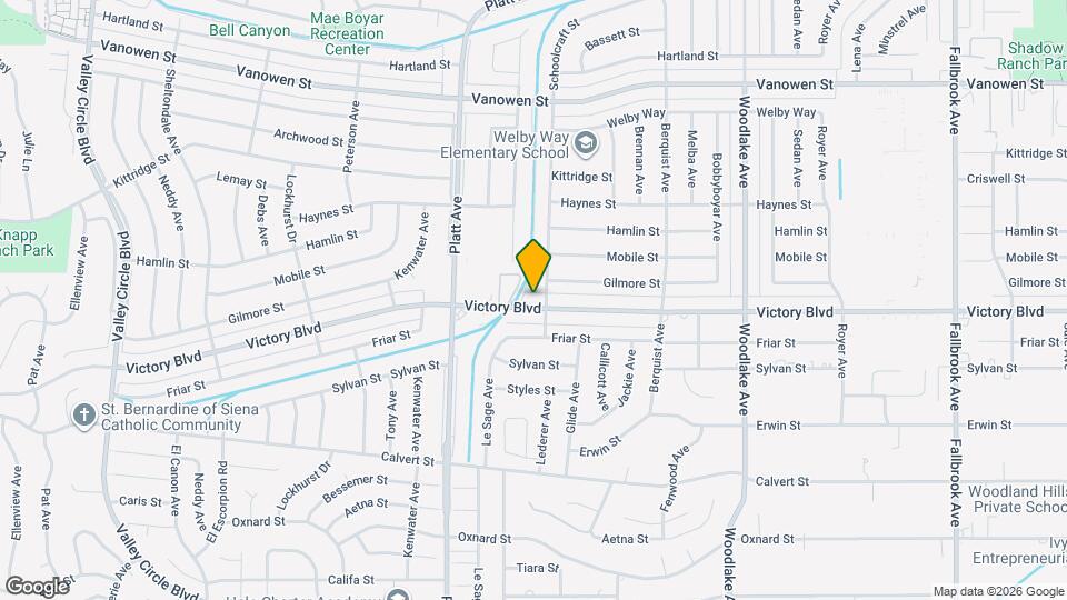 23511 Victory Blvd Map and Location Details